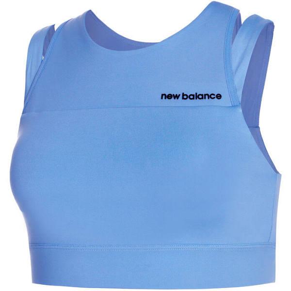 New Balance Shape Shield Crop Bra. Heritage Blue XS