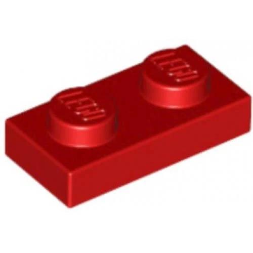 LEGO 1 x 2 Plate Red