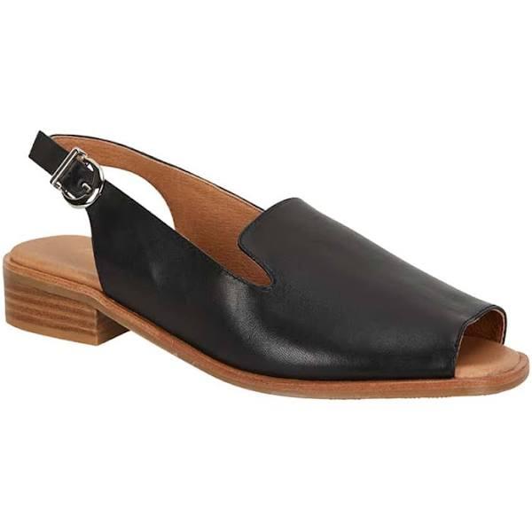 Easy Steps Delaney Sandals in Black Leather Black 37