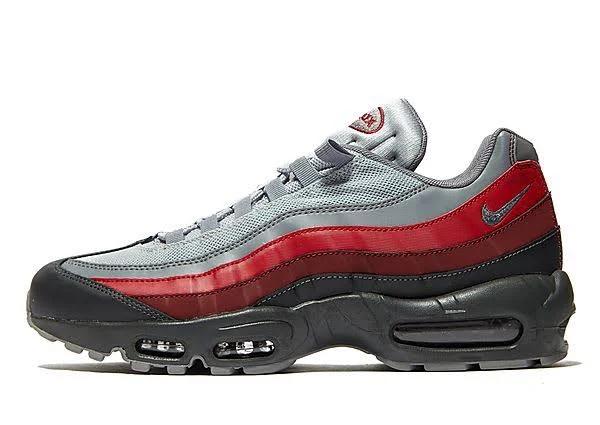 Nike Air Max 95 Essential - Only at JD Australia - Red/Grey