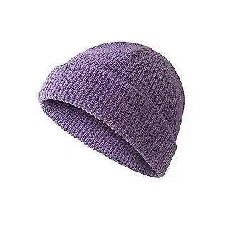 Men Women Mini Fisherman Beanie Hat Winter Soft Woolen Knitted Docker Skull Cap