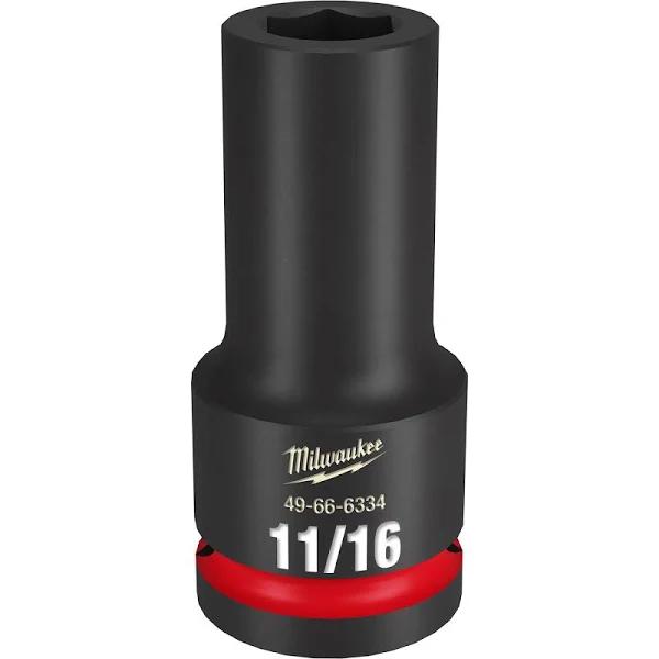 Milwaukee Shockwave 3/4" Drive 11/16" Deep 6 Point Impact Socket 49666334 by Autoelec