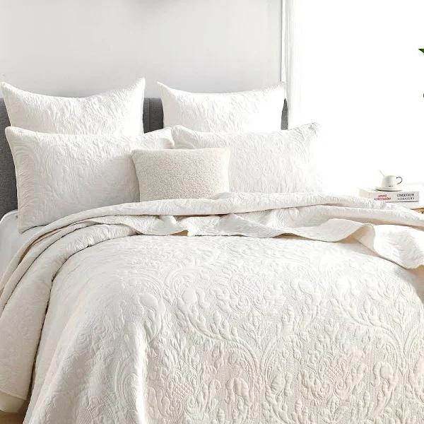 Berlin Stone Jacquard Coverlet Set by Renee Taylor (Super King)