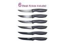 Knife Set with Block and Sharpener (17 Piece)