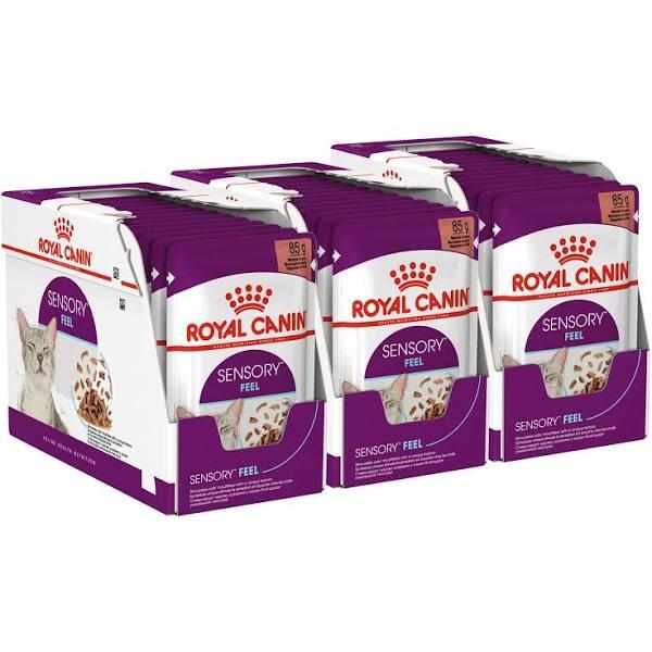 Royal Canin Sensory Feel in Gravy Adult Pouches Wet Cat Food 85gm x 36 by Budget Pet Products