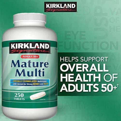 Specially Formulated Mature Multi Vitamin Calcium For Strong Bones