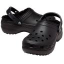 Crocs Unisex Classic Platform Lined Clog - Bone