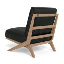 Palm Springs Leather Armchair Black by Freedom