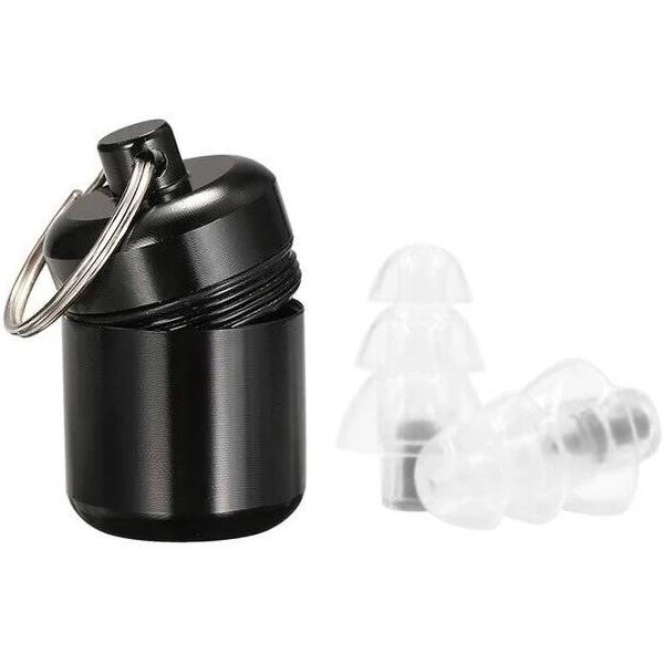 HOD Style 1 Standard Noise Cancelling Ear Plugs For Sleeping - Black