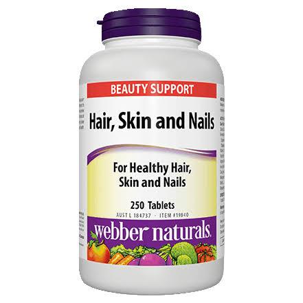 Webber Naturals Hair Skin & Nails 250Tablets