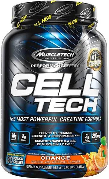 MuscleTech Cell-Tech - Orange - 3 lbs