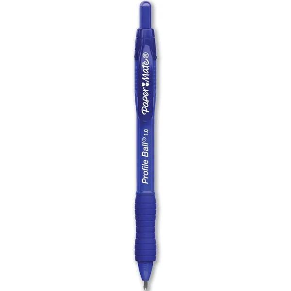 Paper Mate Profile Ball Pen 1.0mm Blue Box of 12