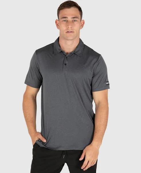 Unit Elite Flex SS Polo Shirt - Charcoal Heather Grey 5XL