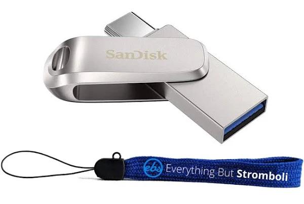 SanDisk Ultra Dual Drive Luxe USB Type-c 1TB Flash Drive For Smartphones, Tablets, and Computers - High Speed USB 3.1 Pen Drive (SDDDC4-1T00-G46)