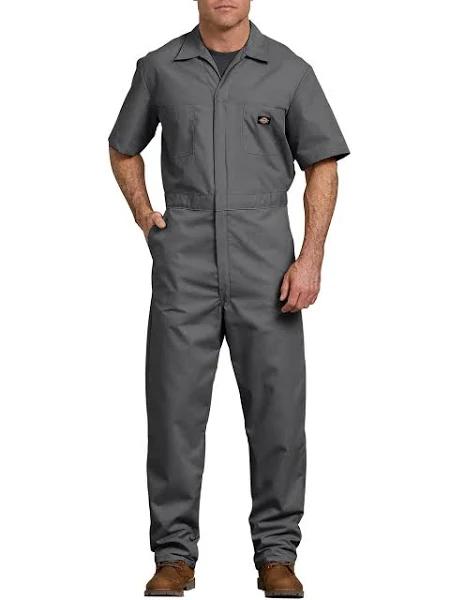 Dickies Occupational 33999 Short Sleeve Coverall - Grey, XLR