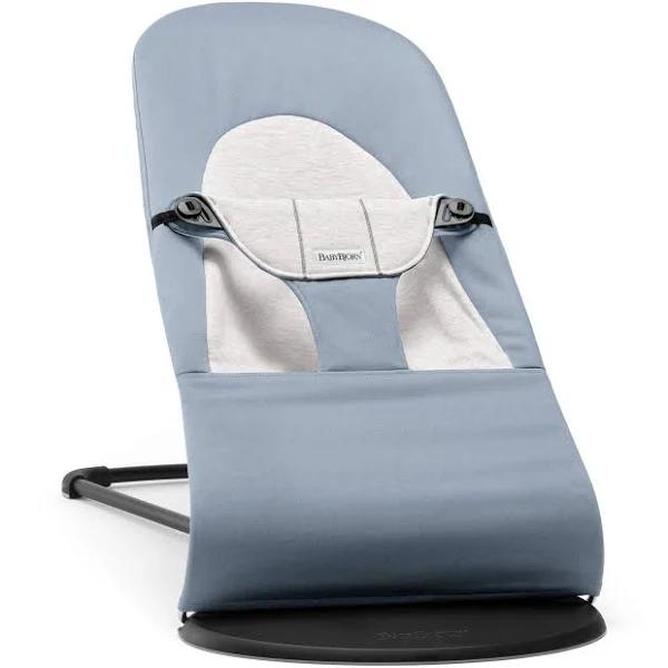 Baby Bjorn Bouncer Balance Soft Jersey, Blue/Gray, 1 Piece (X 1), 1 Month and Up