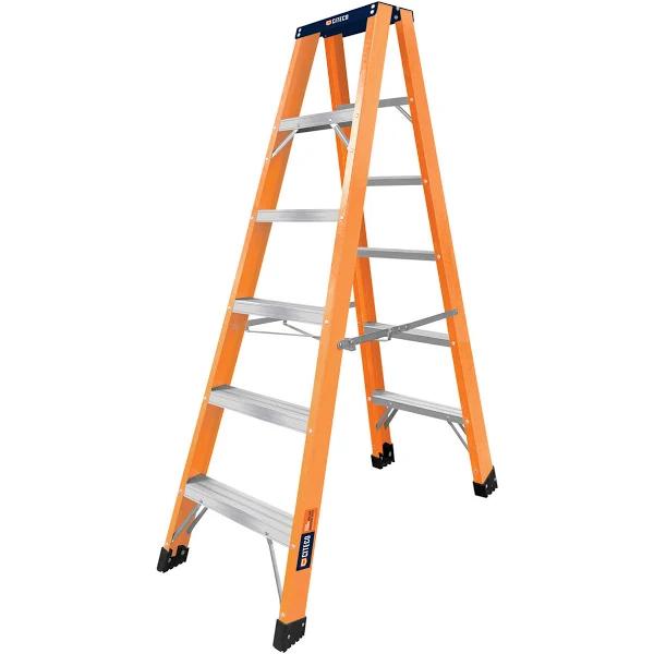 CITECO 1.8m 150kg Industrial Double Sided Fibreglass Ladder