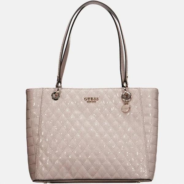 Guess Women's Taupe Yarmilla Small Tote Bag in Beige