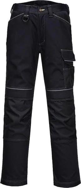 Portwest Mens PW3 Work Trousers Black 48R