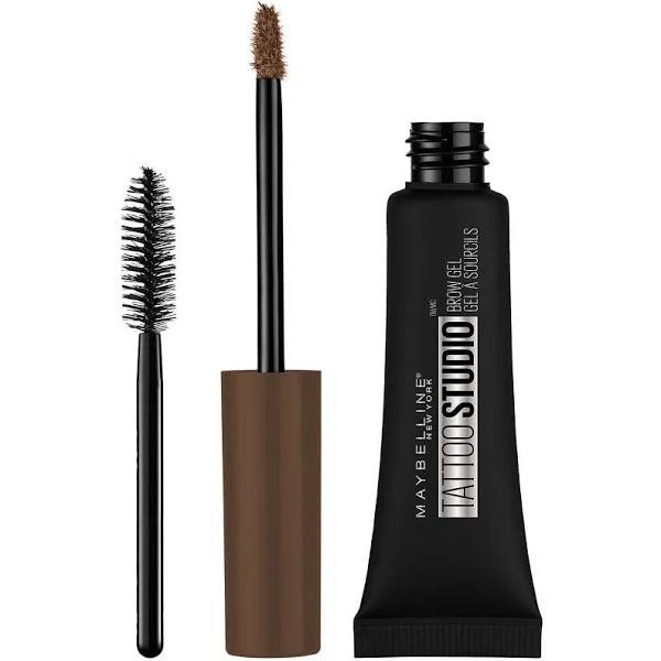 Maybelline TattooStudio Brow Gel, Waterproof, Chocolate Brown 258 - 0.23 fl oz