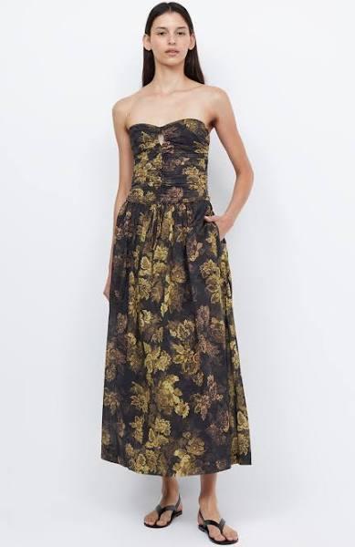 Palmer Strapless Maxi Dress - Jasper Floral Size 10 | Bec + Bridge