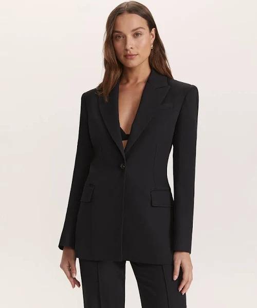 Saba Women's Dharma Blazer in Black Size 12