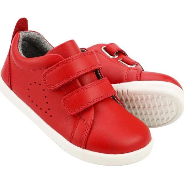 Bobux Grass Court Iwalk in Red 22 / Red