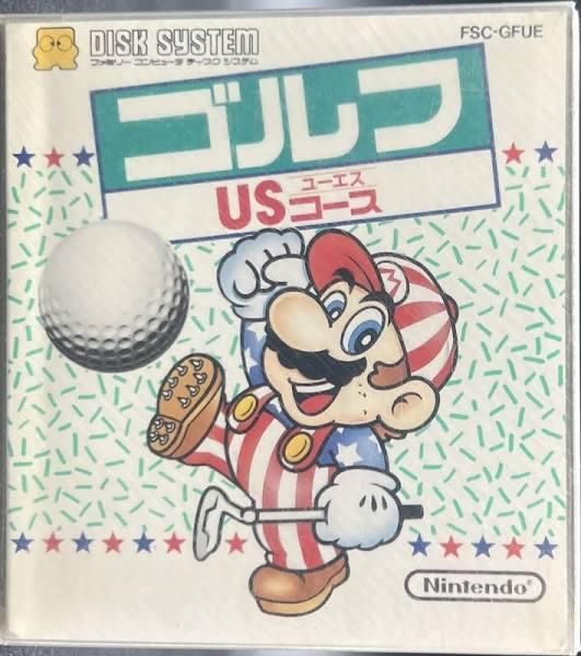 Mario Golf US Course Famicom Disk Nintendo Japan NES