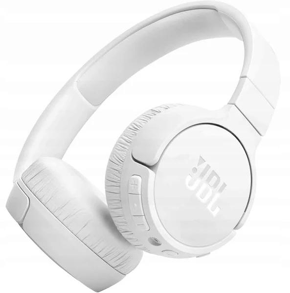 JBL Tune 670 Wireless Adaptive Noise Cancelling On-Ear Headphones (White)