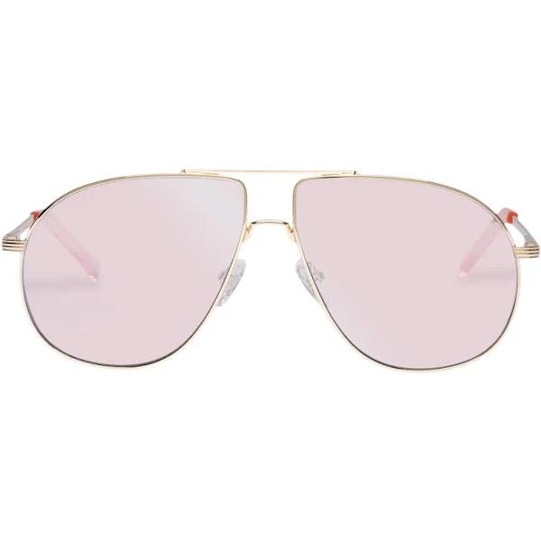 Le Specs - Schmaltzy, Bright Gold Sunglasses, Large