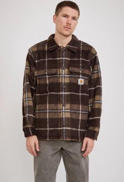 Carhartt WIP Manning Shirt Jacket - Dark Umber / Leather M