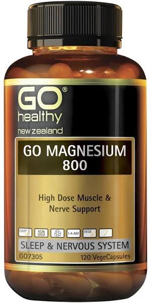 GO Healthy Go Magnesium 800 - 120 Capsules