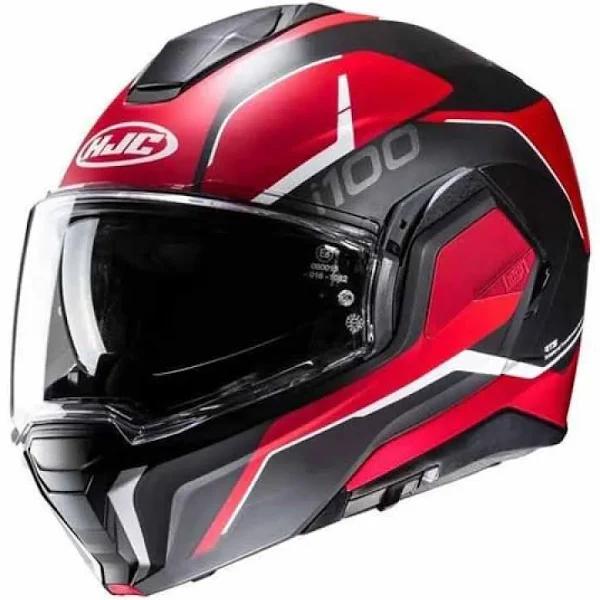 HJC i100 Lorix Modular Helmet Red M