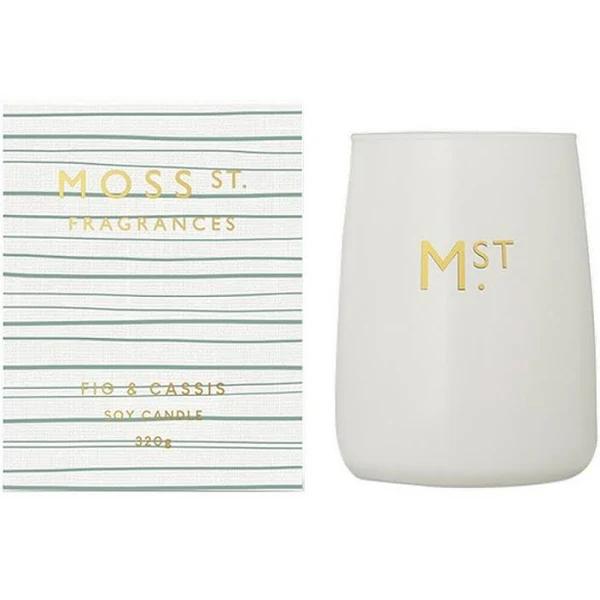 Moss St. Fragrances - Fig & Cassis Scented Soy Candle - 320g