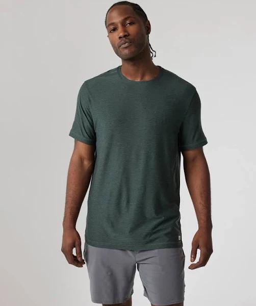 Men's Strato Tech T-Shirt by Vuori | XL | Aspen Heather | Moisture-wicking | Quick-drying