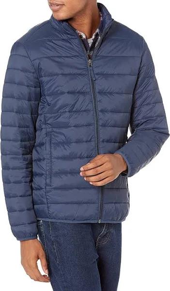 Amazon Essentials Men's Packable Lightweight Water-resistant Puffer Jacket (Available in Big & Tall)