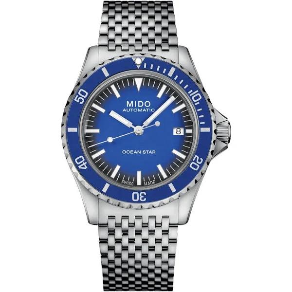 Mido Watch Ocean Star Tribute Limited Edition 200pcs 40mm Blue Automatic Steel