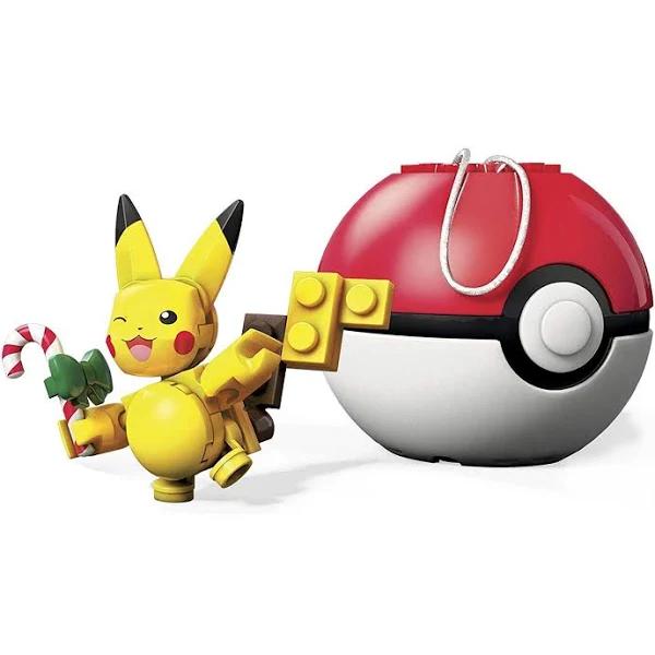 Mega Construx Pokemon Candy Cane Pikachu Building Set