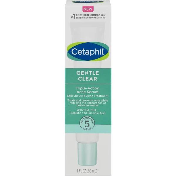 Cetaphil, Gentle Clear, Triple-Action Acne Serum, 1 fl oz (30 ml)