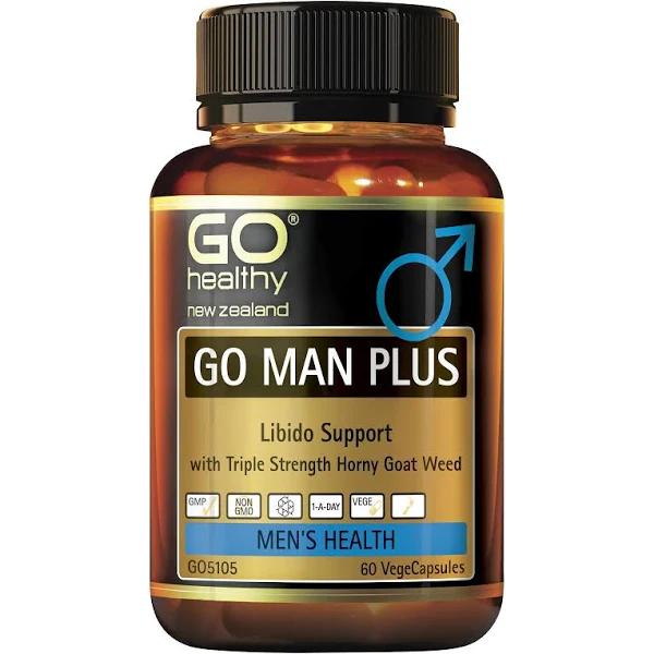 Go Healthy Go Man Plus Performance 60 Vege Capsules