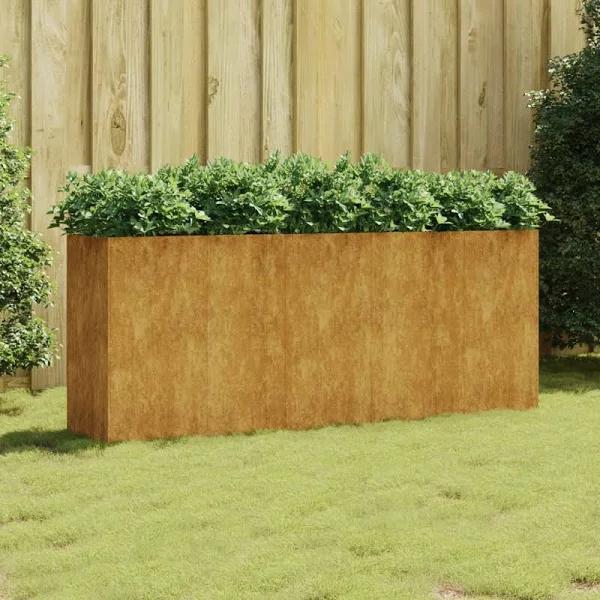 Garden Raised Bed 200x40x80 cm Corten Steel vidaXL