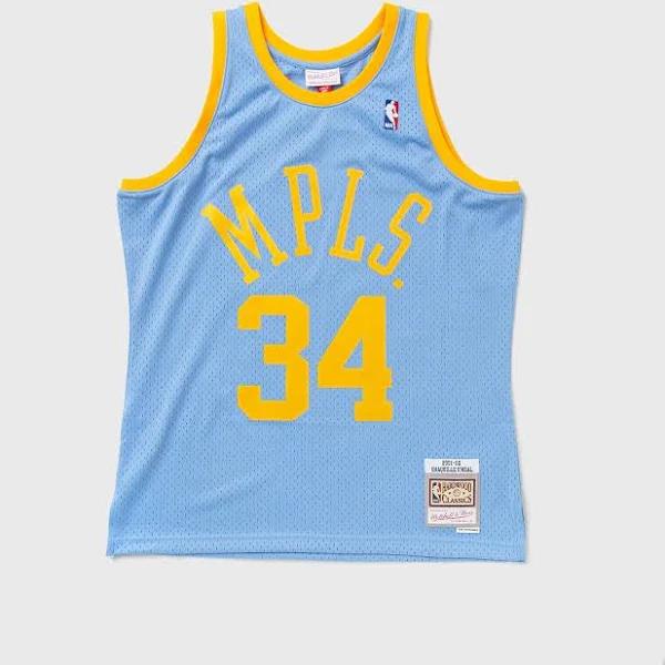 Mitchell & Ness Swingman Jersey Los Angeles Lakers Shaquille O'Neal Alt 01/02 - Columbia Blue