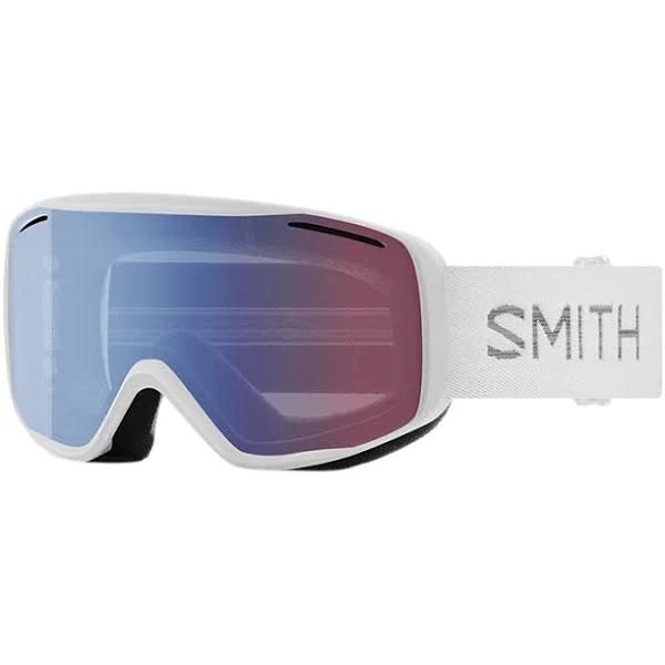 Smith Rally Goggles - White Chunky Knit/Blue Sensor Mirror - 2023