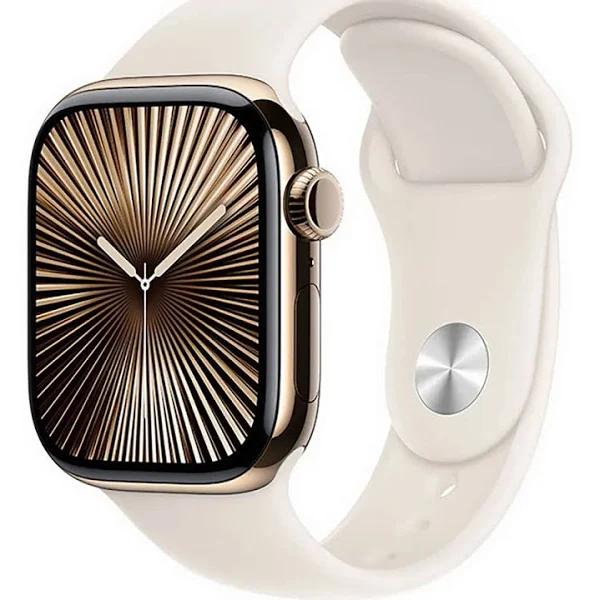 Apple Watch Series 10 GPS + Cellular 42mm Sport Band Golden S-M MX063QL/A