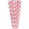 Paper Straws 24 Pack - Pink