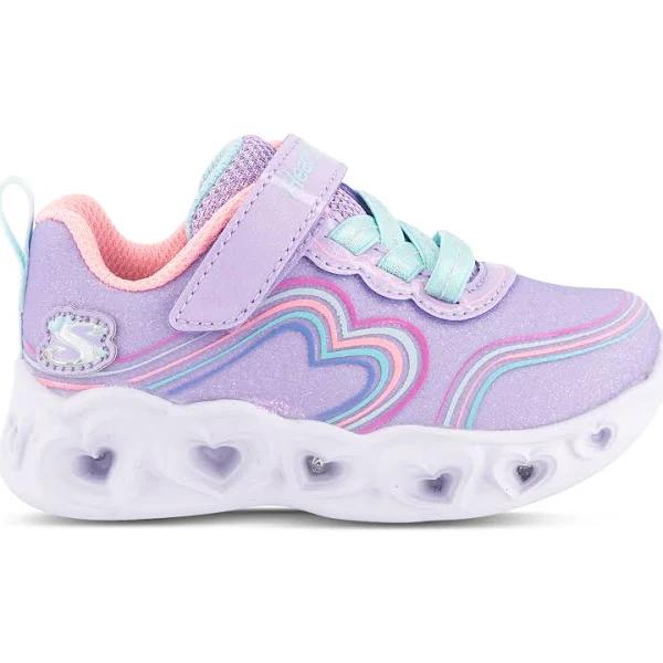 Skechers Hearts Lights Infant | Purple | Toddler