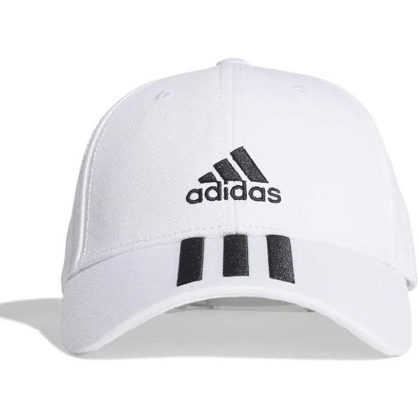 Adidas Baseball 3 Stripes Cap. White