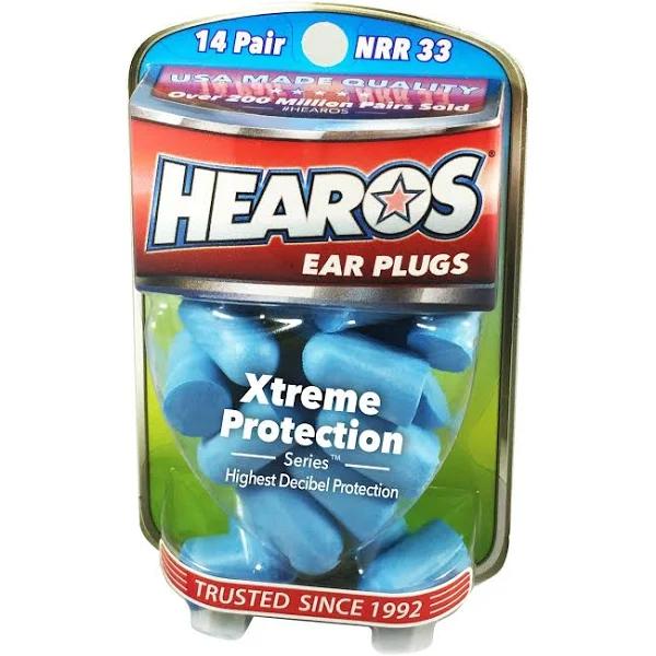 Hearos Ear Plugs Xtreme Protection Series 14 Pairs