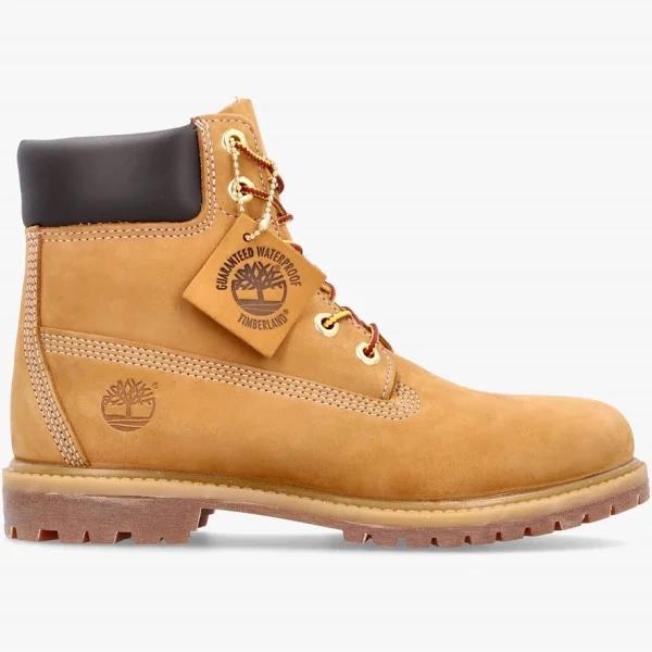 Timberland Premium 6 Inch Boots in Wheat nubuck-Brown