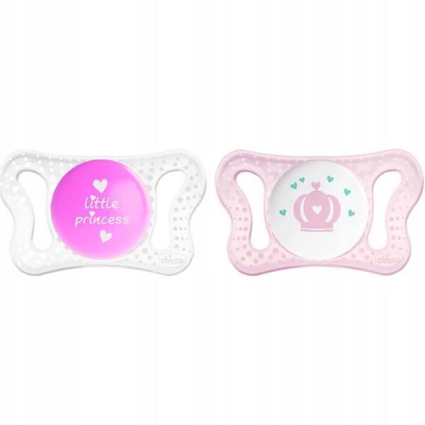 Chicco Soother Physio Micro 0-2M 2pack Pink